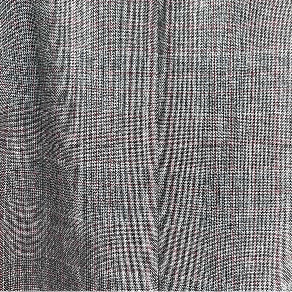 Vintage Union Tag Koret Career Plaid Black White Straight Skirt Size 10 Academia - Picture 7 of 10